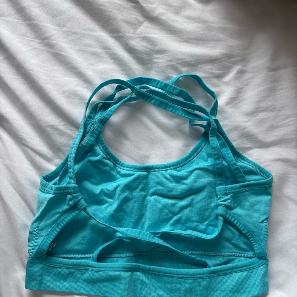 Turquoise Sports Bra - Picture 2 of 2